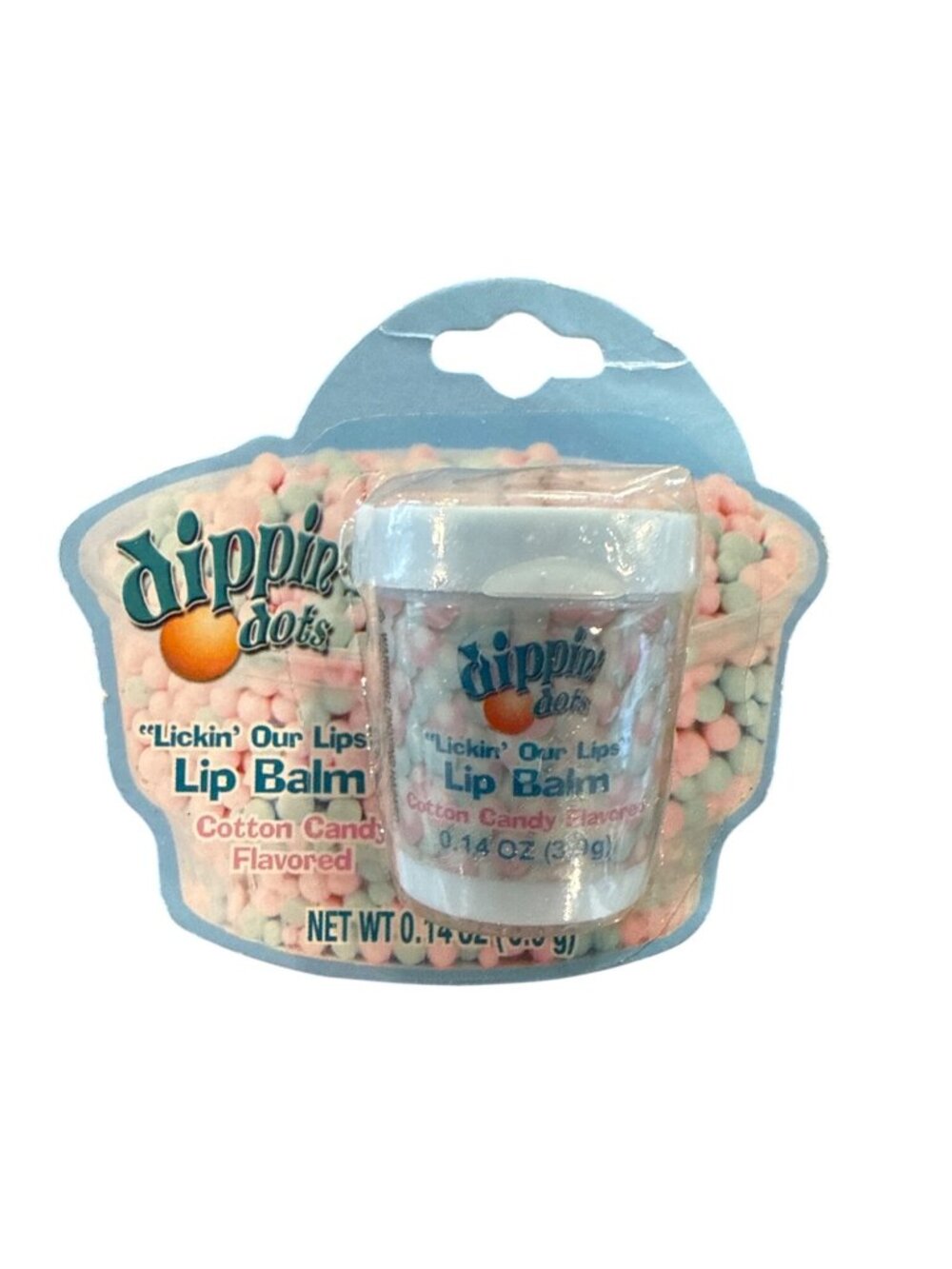 Dippin Dots Lickin Our Lips Cotton Candy Lip Balm 2010 Vintage Lotta Luv Carton